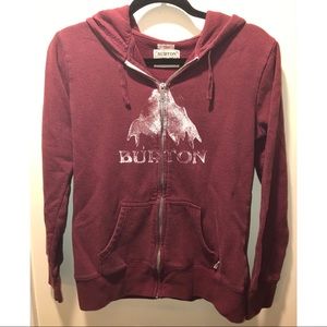 🌵 Burton unisex zip-up hoodie (small)